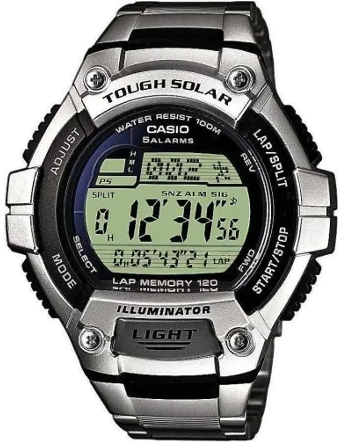 Montre Homme Casio Collection W-S220D-1AVEF Argent