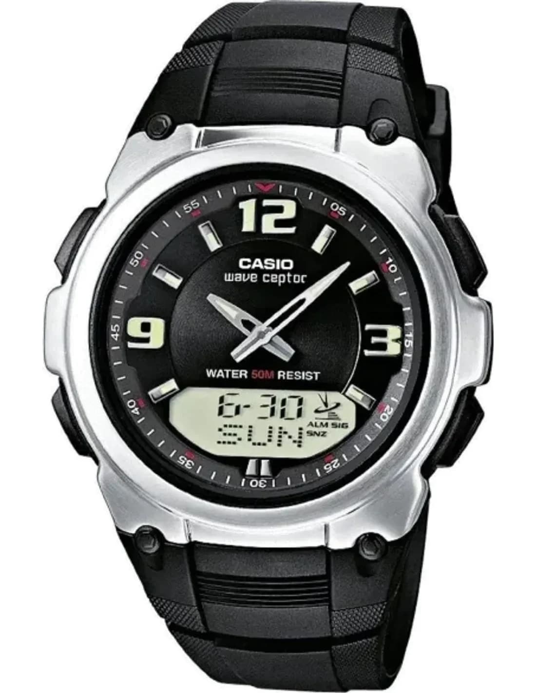 Montre Homme Casio Waveceptor WVA-109HE-1BVER Noir