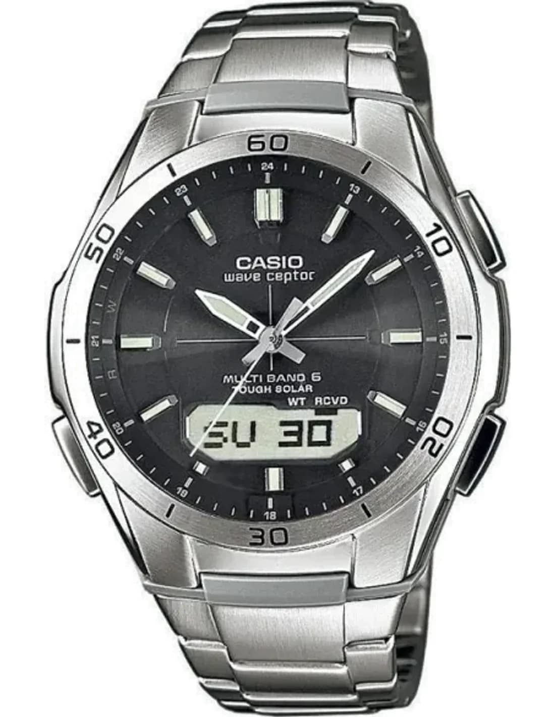 Montre Homme Casio Waveceptor WVA-M640D-1AER Argent