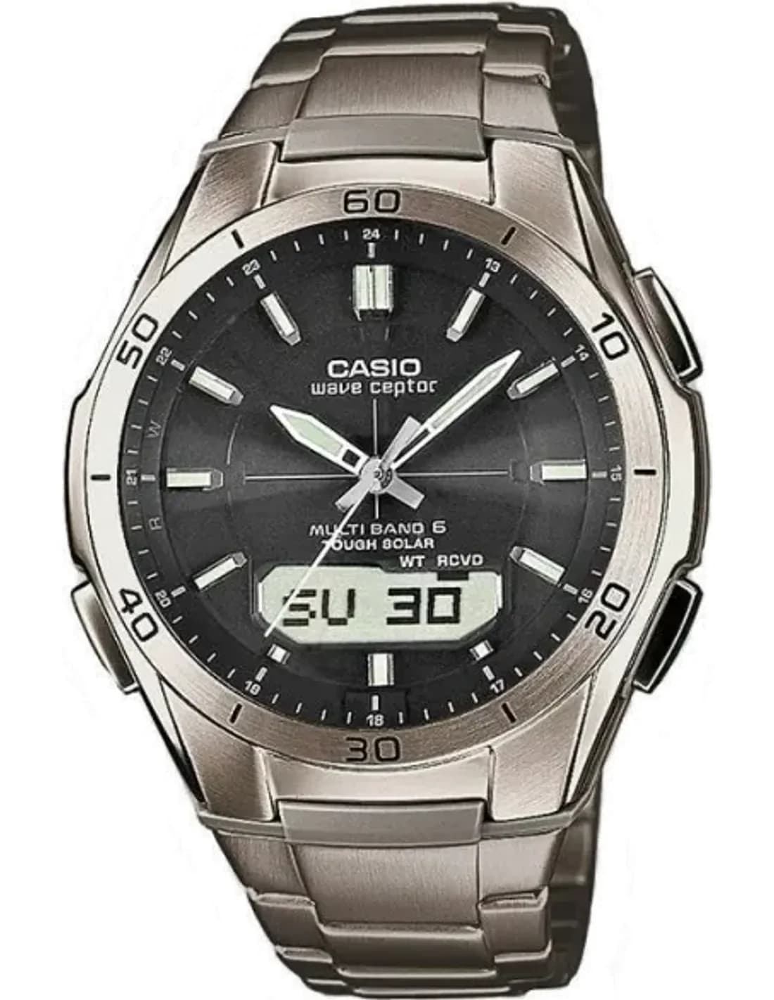 Montre Homme Casio Waveceptor WVA-M640TD-1AER Argent