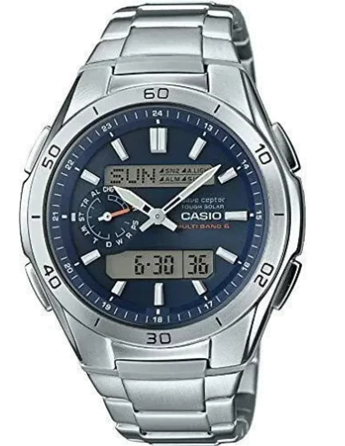Montre Homme Casio Waveceptor WVA-M650D-2AJF Argent