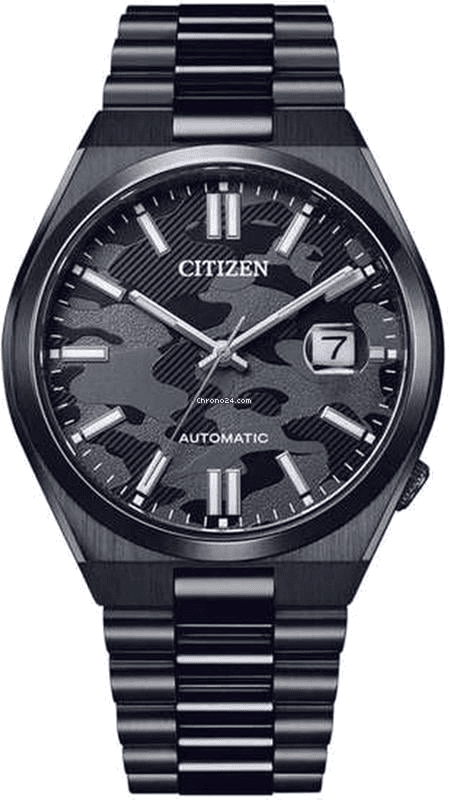 Montre Automatique Citizen Tsuyosa Camouglage NJ0155-87E cadran noir