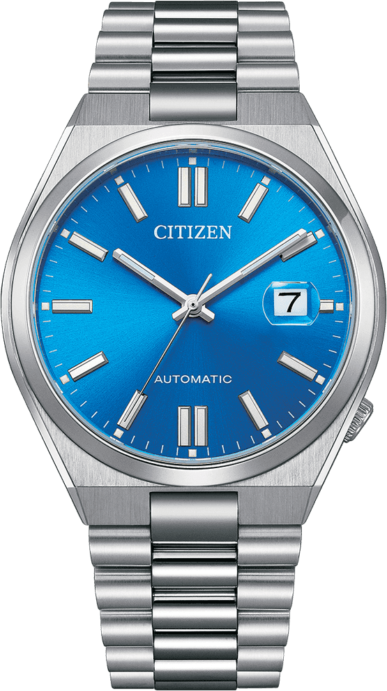 Montre Automatique Citizen Tsuyosa NJ0158-89L cadran bleu