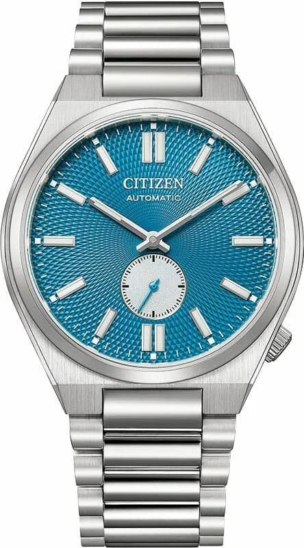 Montre Citizen NK5010-51L Automatique Tsuyosa cadran bleu bracelet cuir