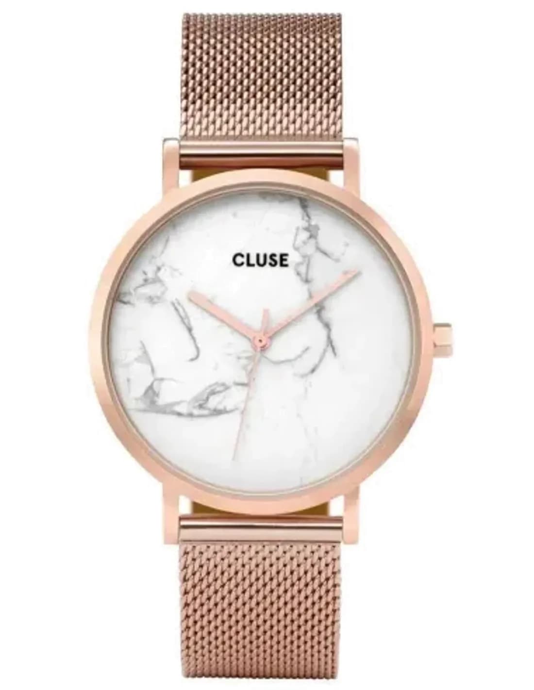 Montre Femme Cluse La Roche CL40007 Or rose fond marbre
