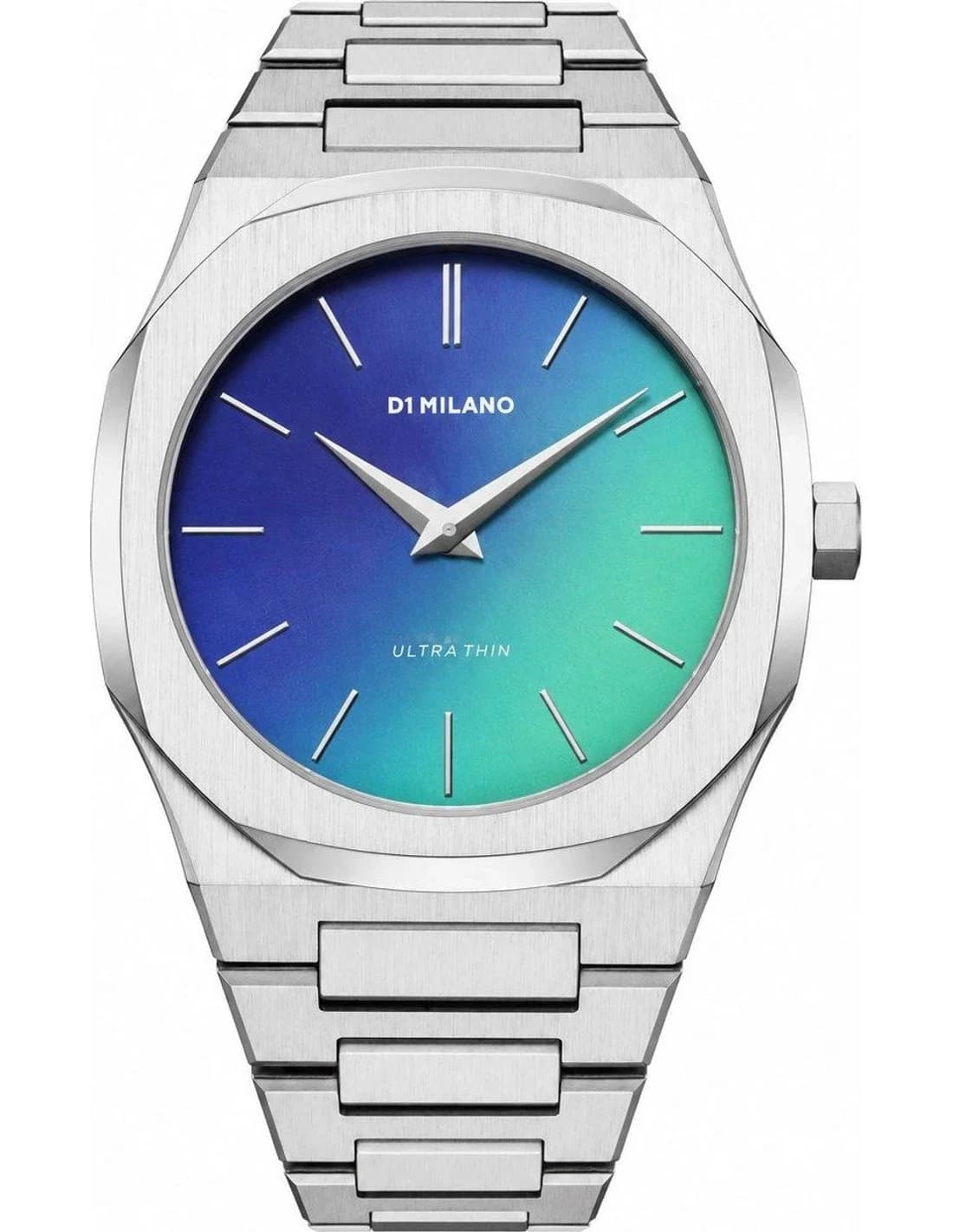 Montre D1 Milano Ultra Thin UTBJ43 cadran bleu bracelet acier