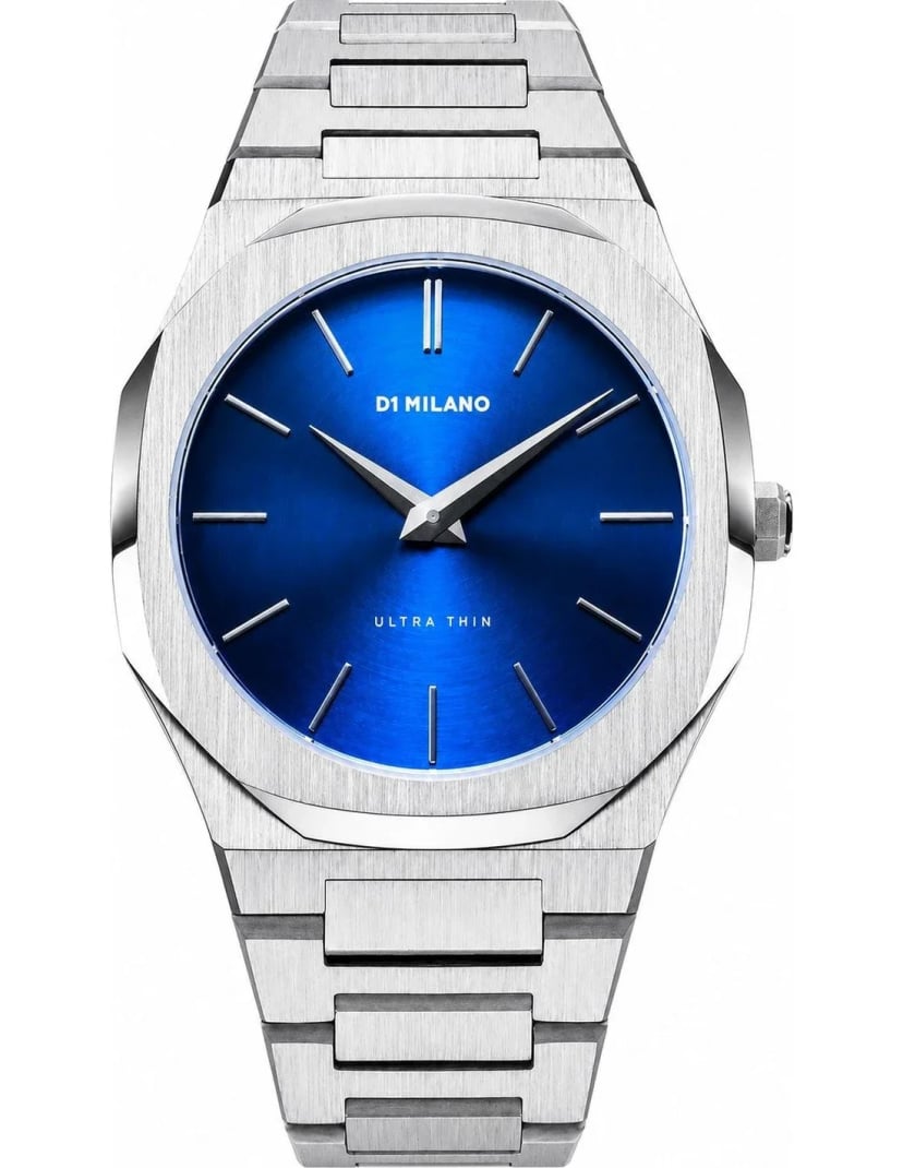 D1 Milano UTBJ09, Sunburst blue dial, steel