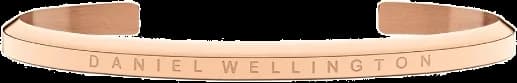Bracelet Daniel Wellington Classic Jonc acier poli doré or rose DW00400003 Taille S