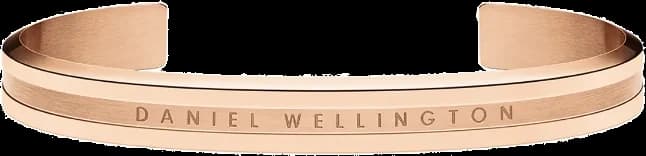 Bracelet Daniel Wellington Elan en acier poli doré or rose DW00400140 Taille S
