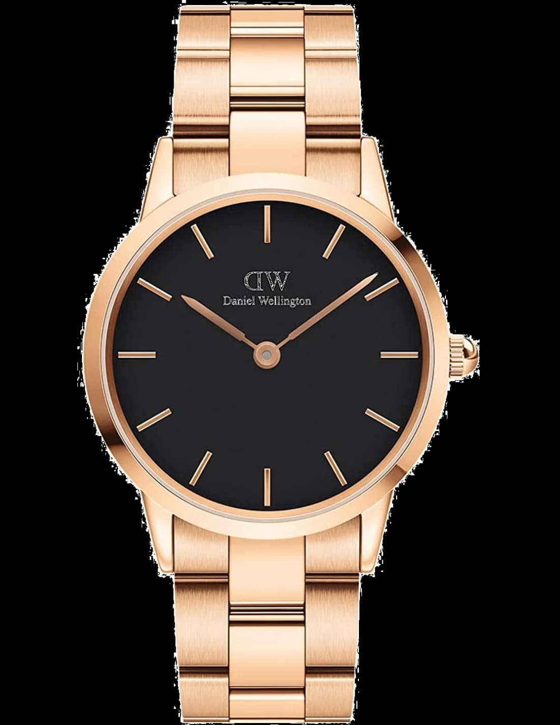 Montre Daniel Wellington DW00100214 Iconic Link 28mm Acier Rose Gold et Nacre