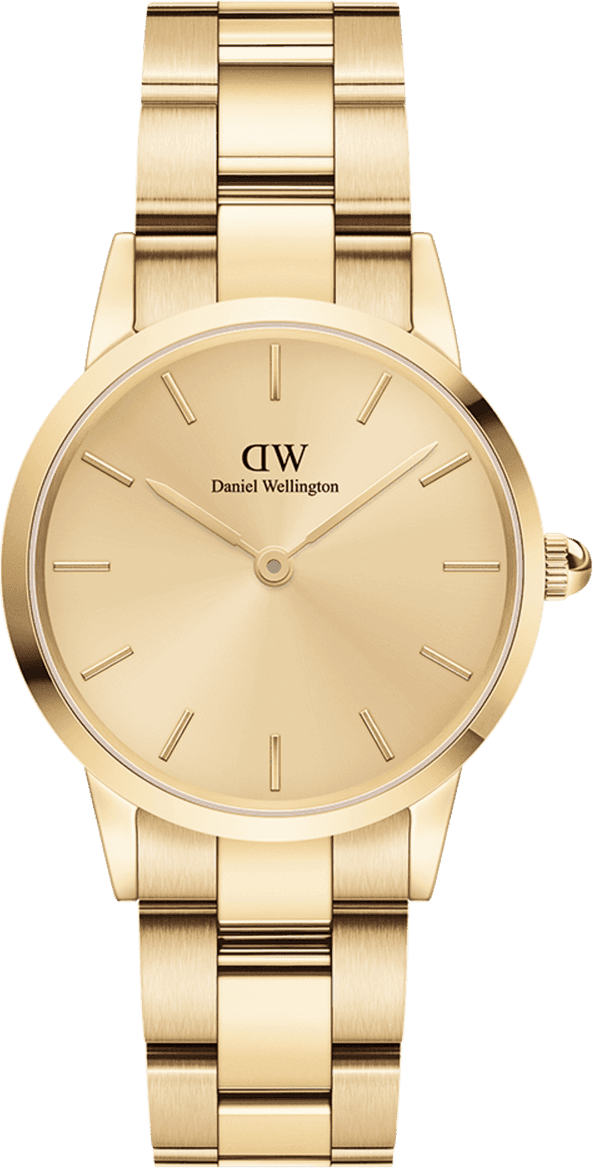 Montre Daniel Wellington DW00100403 Iconic Link 28mm Acier Plaqué Or Jaune
