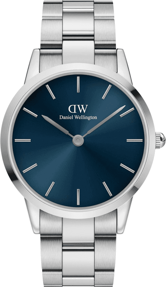 Montre Daniel Wellington DW00100448 Iconic Arctic 40mm Acier et Cadran Bleu