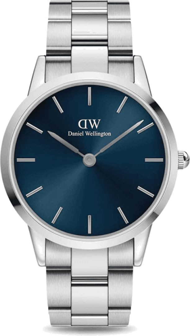 Montre Daniel Wellington DW00100459 Iconic Arctic en Acier Poli et Cadran Bleu 32mm