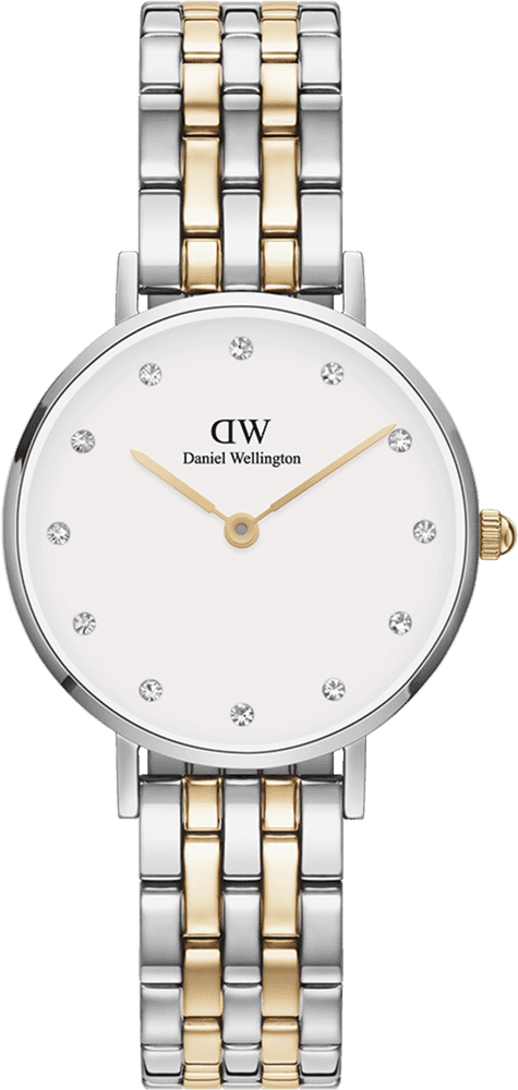 Daniel Wellington DW00100616 cadran blanc et bracelet brun — Montres Outlet