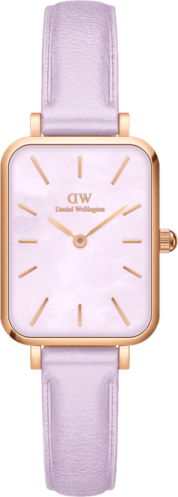 Montre Daniel Wellington DW00100637 Quadro Lavender Lilas Nacre