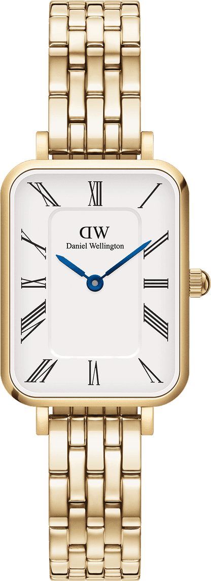 Montre Daniel Wellington DW00100688 Boîtier Rectangulaire et Maille Milanaise Or Rose