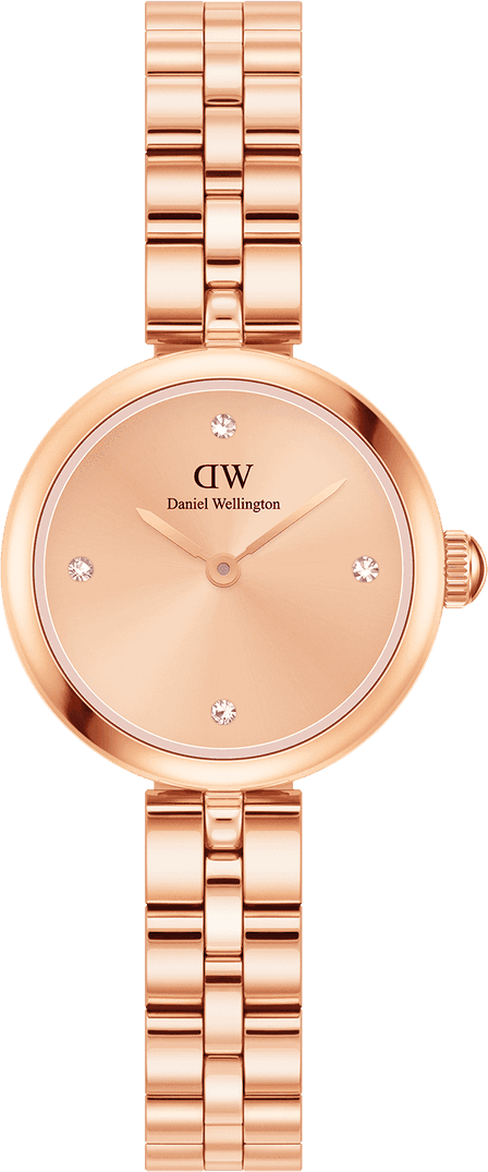 Montre Daniel Wellington DW00100720 Elan Lumine Unitone ronde en acier or rose