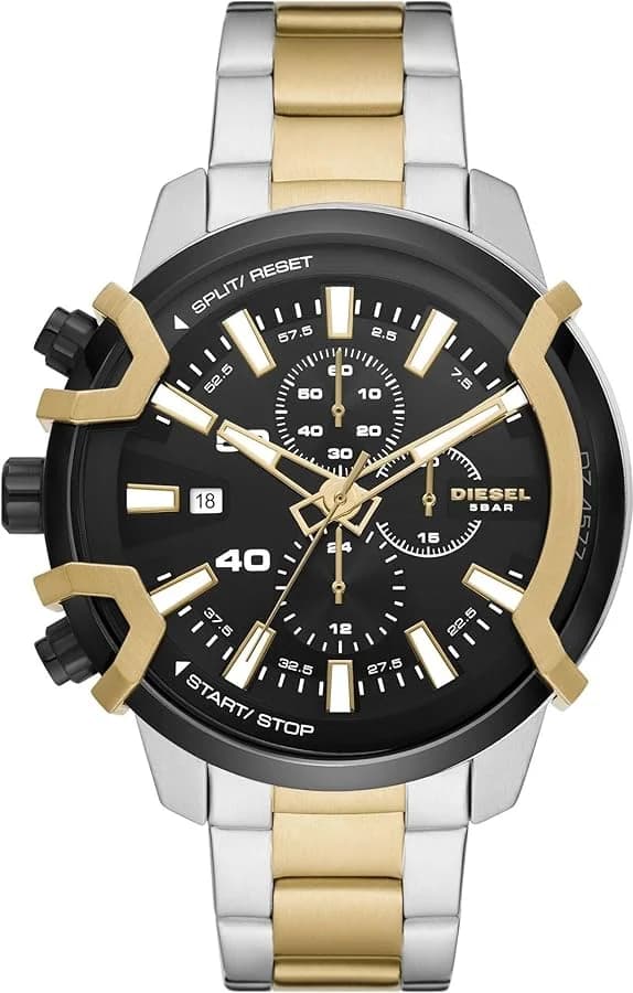 Montre Homme Diesel Griffed DZ4577 en acier bicolore
