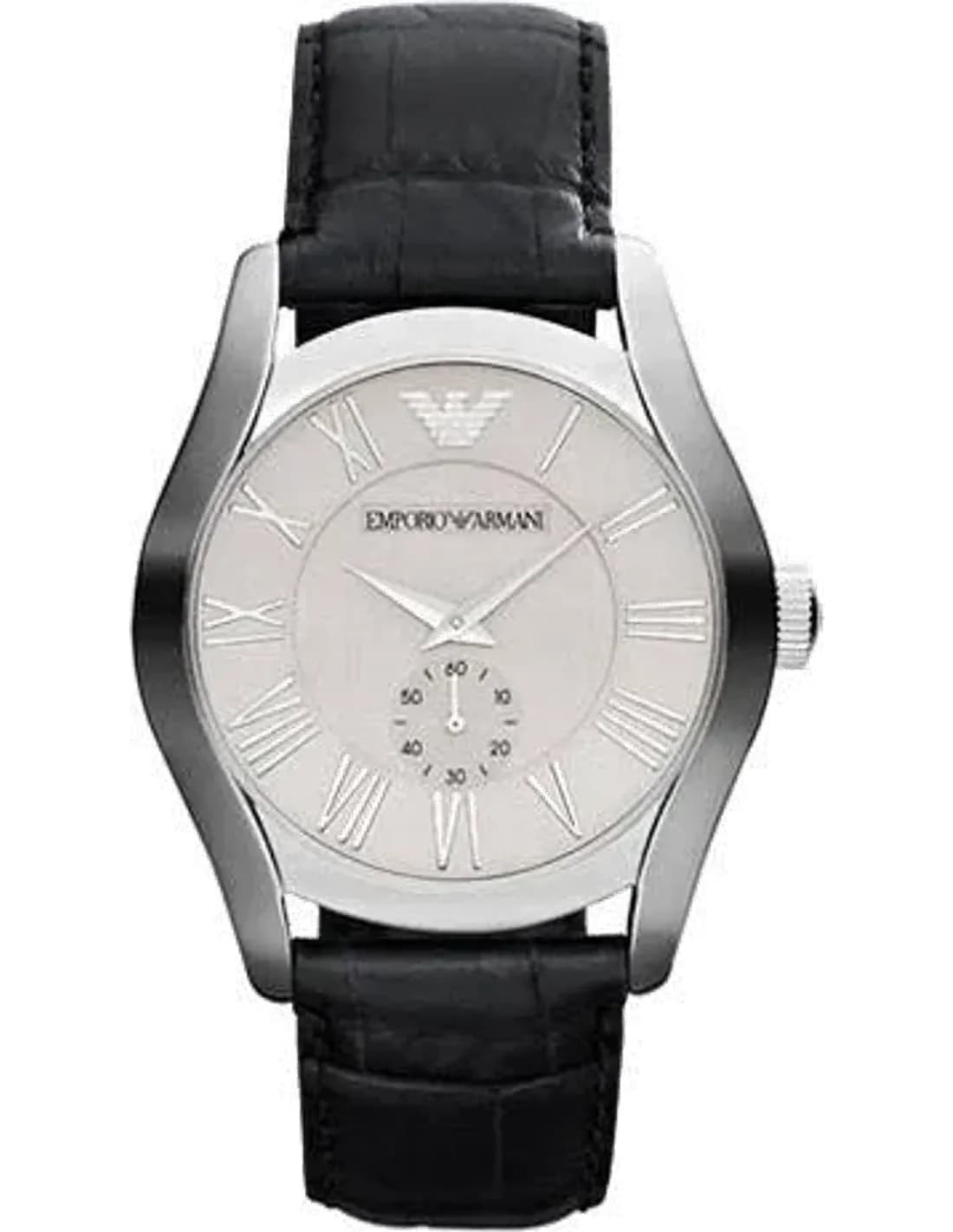 Montre Homme Emporio Armani Classic AR0675 Bracelet en cuir croco noir