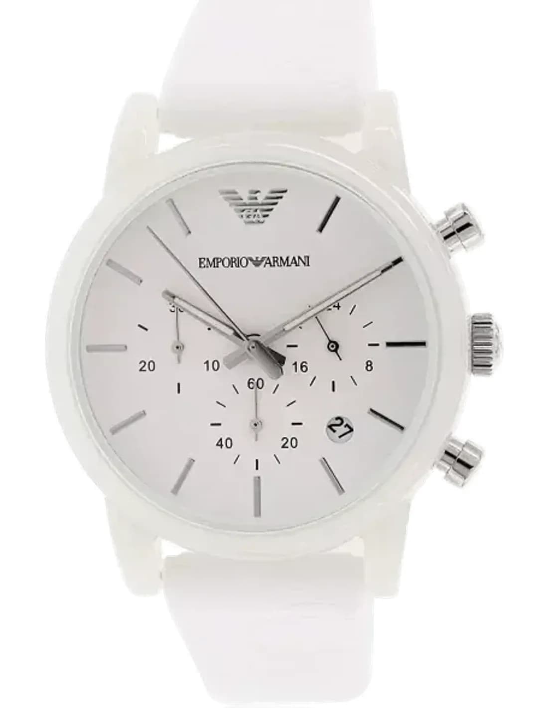 Montre Mixte Armani Classic AR1054 Blanc