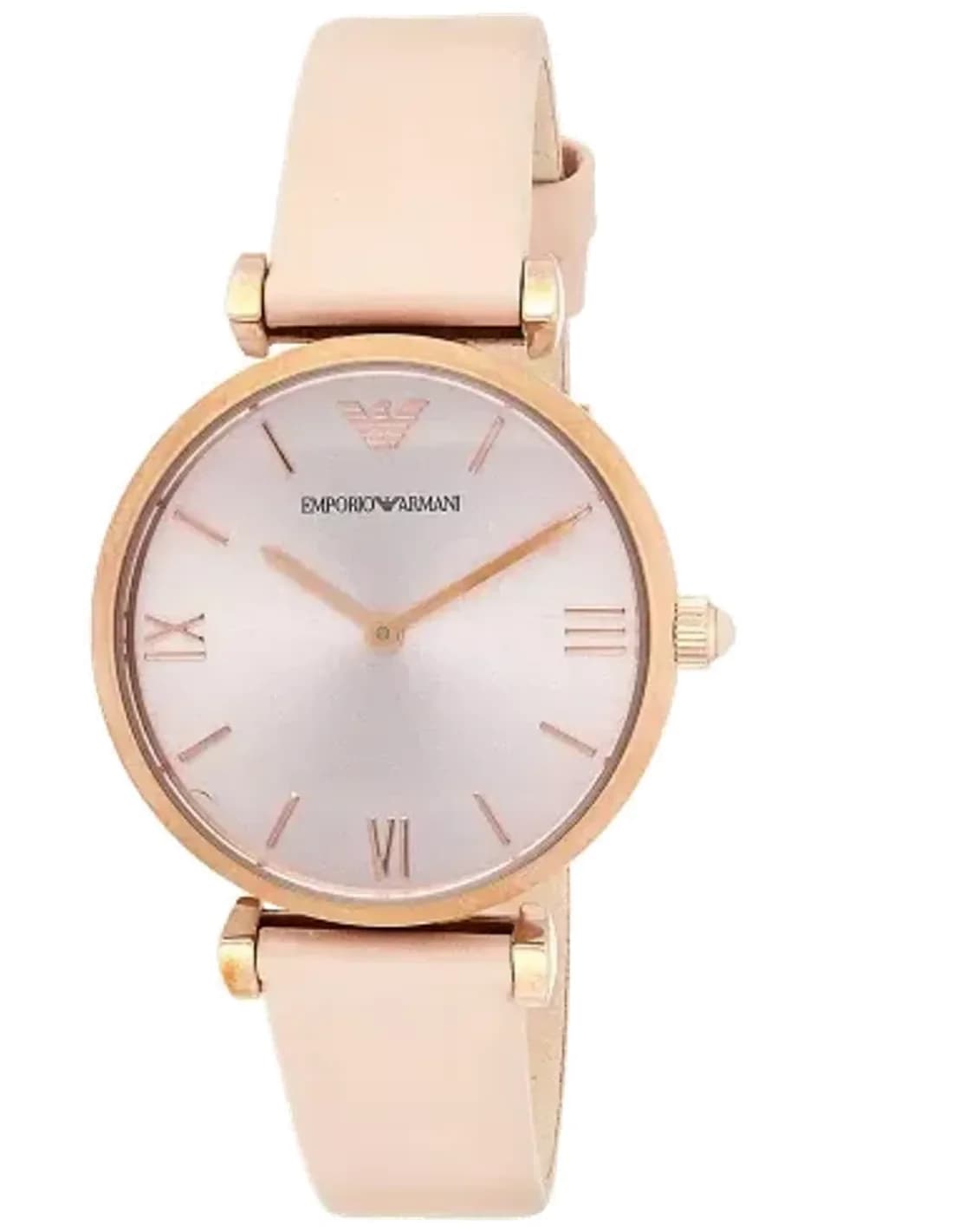 Montre Femme Emporio Armani Classic AR11001 bracelet cuir beige