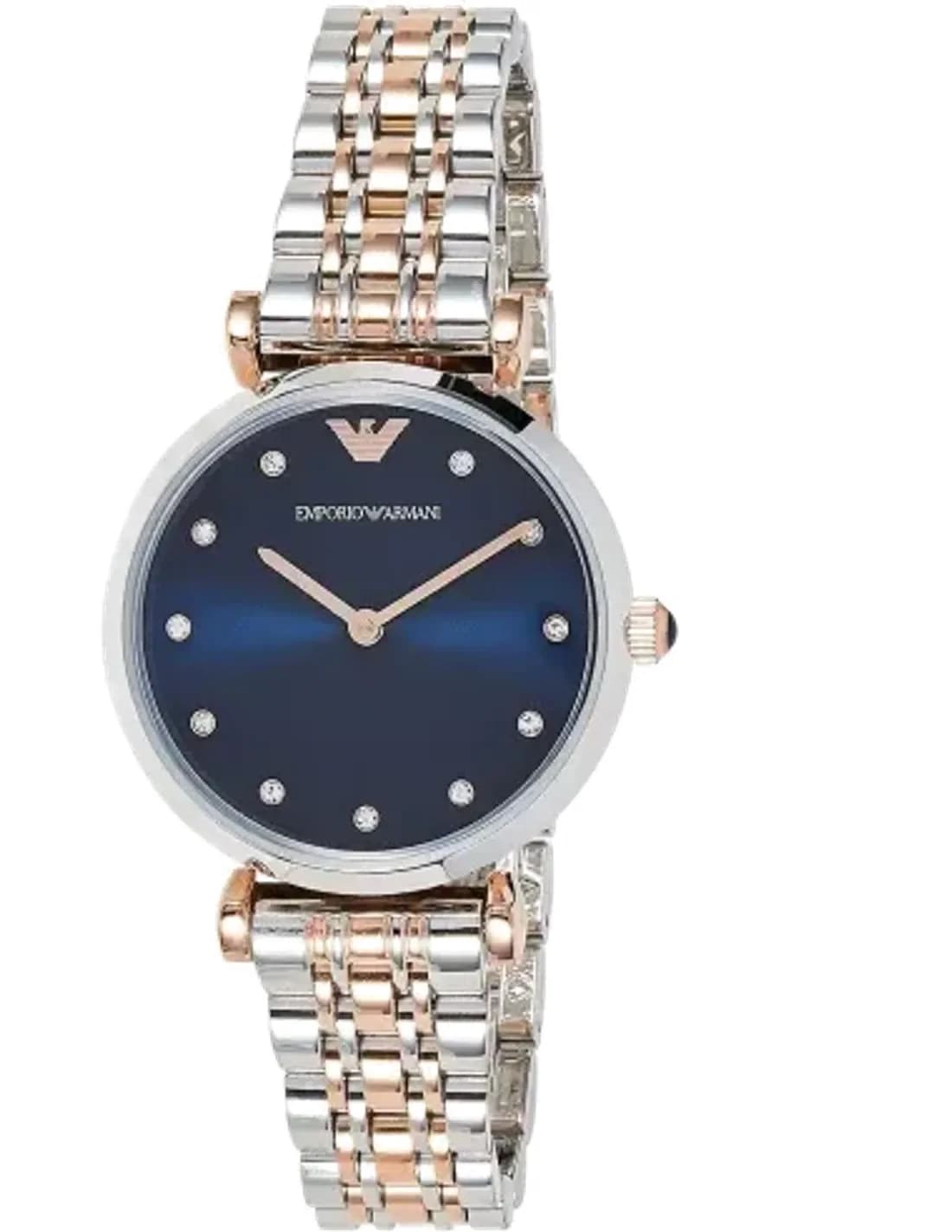 Montre Emporio Armani AR11092 Gianni T-Bar au Cadran Bleu Nuit
