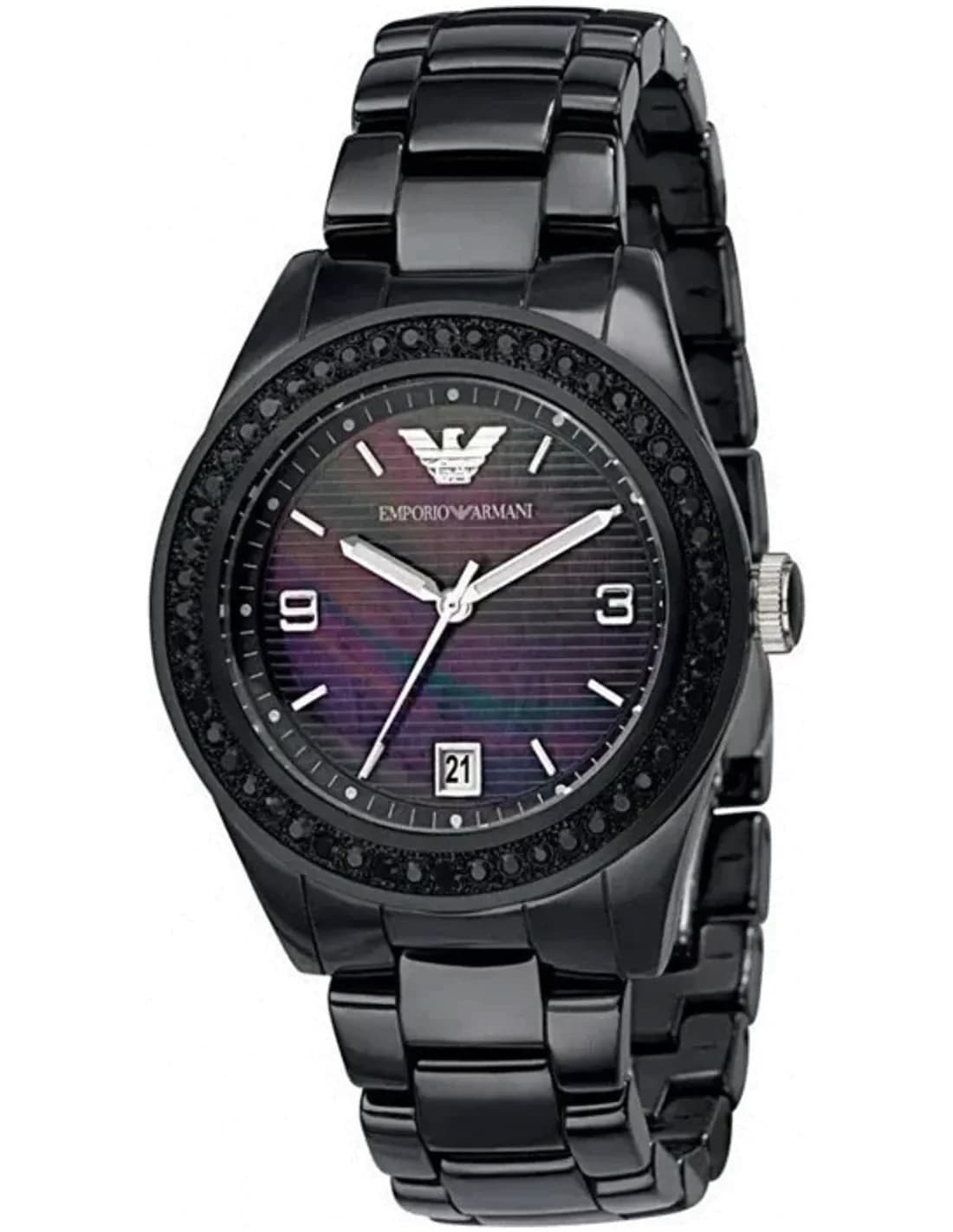 Montre Femme Emporio Armani Ceramica AR1423 Noir
