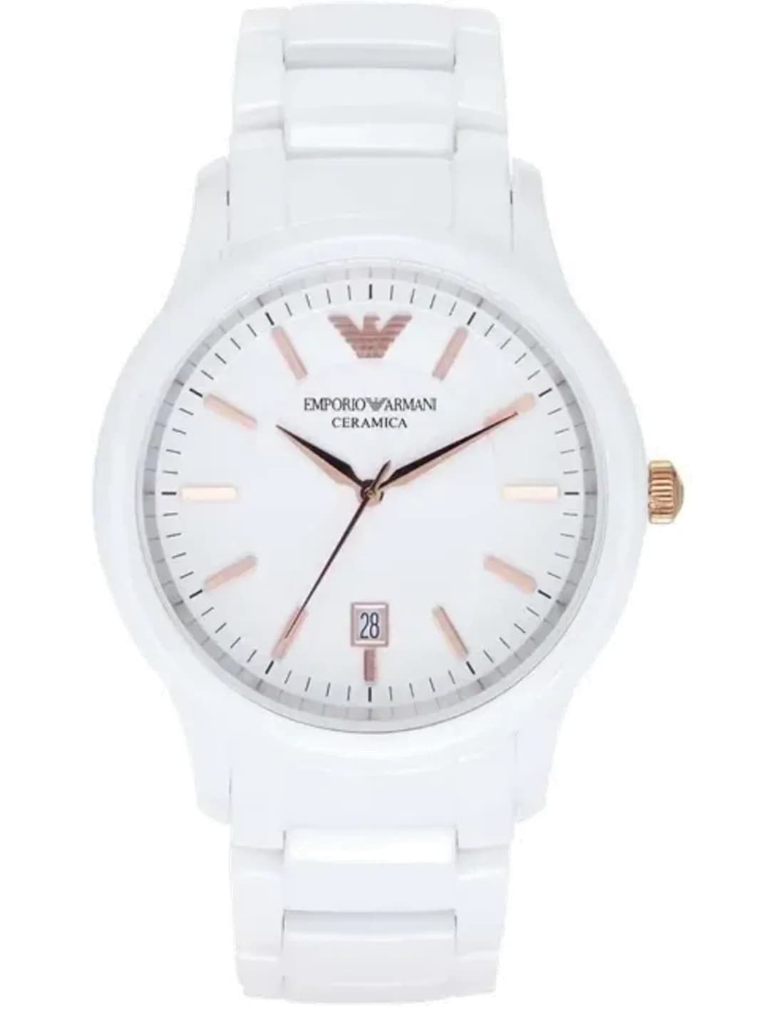 Montre Homme Armani Ceramica AR1467 Blanc