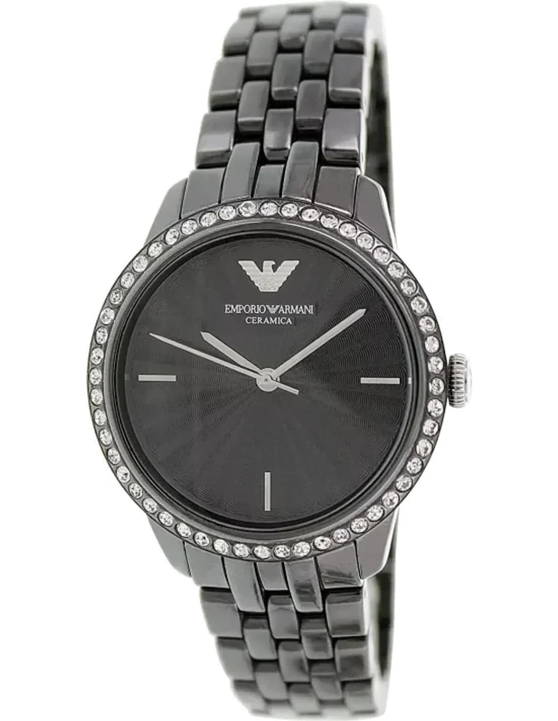 Montre Emporio Armani Ceramica AR1478 bracelet noir en céramique