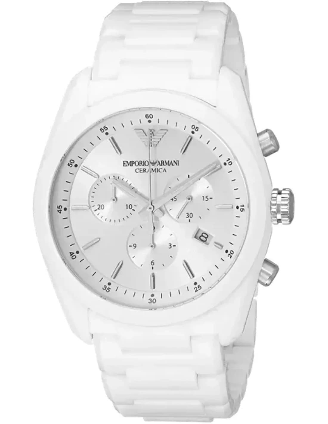 Montre Homme Armani Ceramica AR1493 Blanc