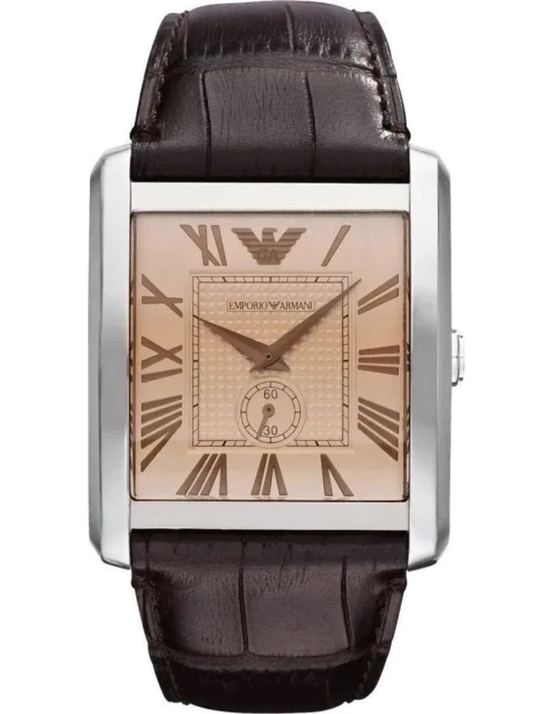 Montre Homme Emporio Armani Classic Marco AR1641 Bracelet Cuir Marron