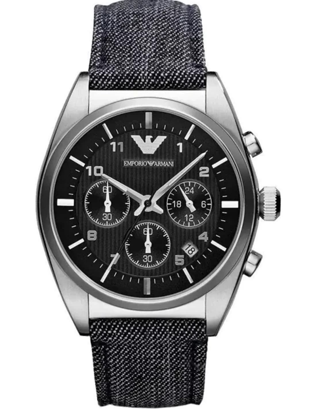 Montre Homme Armani Retro AR1691 Bleu