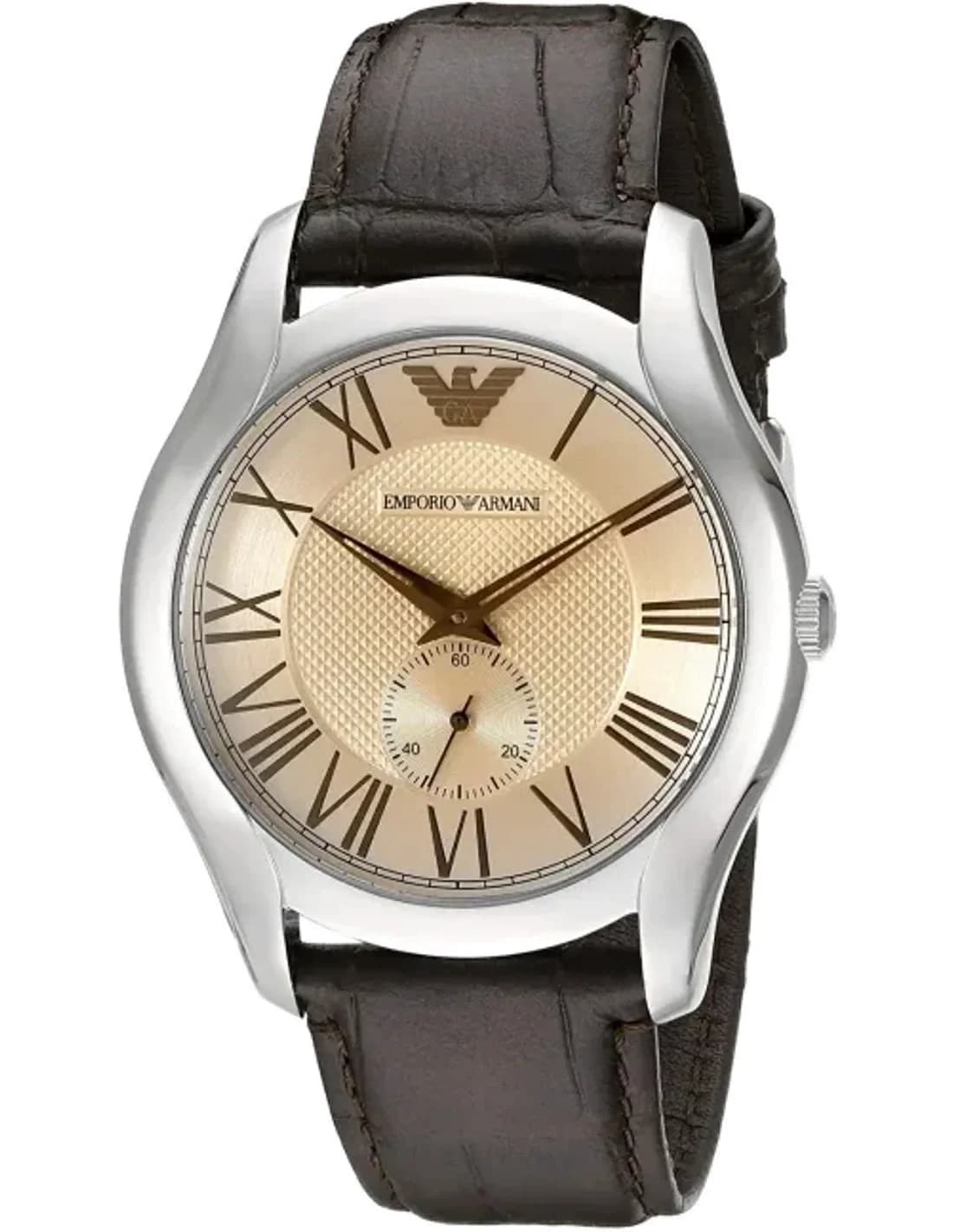 Montre Homme Emporio Armani Classic AR1704 Bracelet en cuir marron