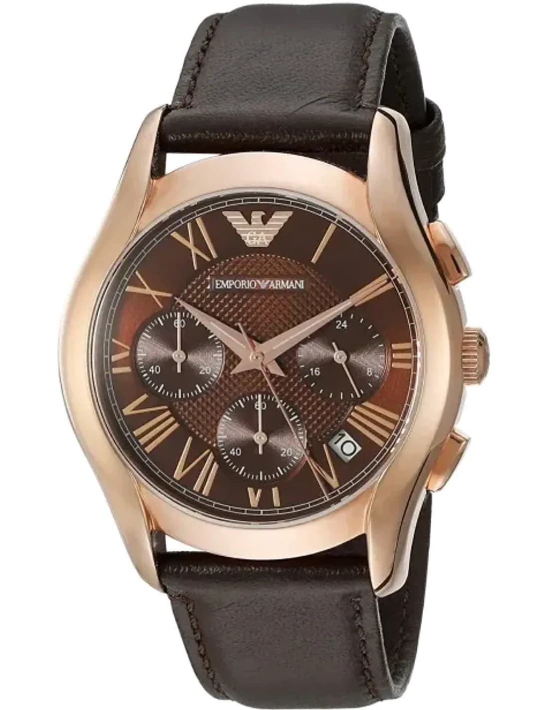 Montre Homme Emporio Armani Classic AR1707 Multifonction Bracelet marron en cuir