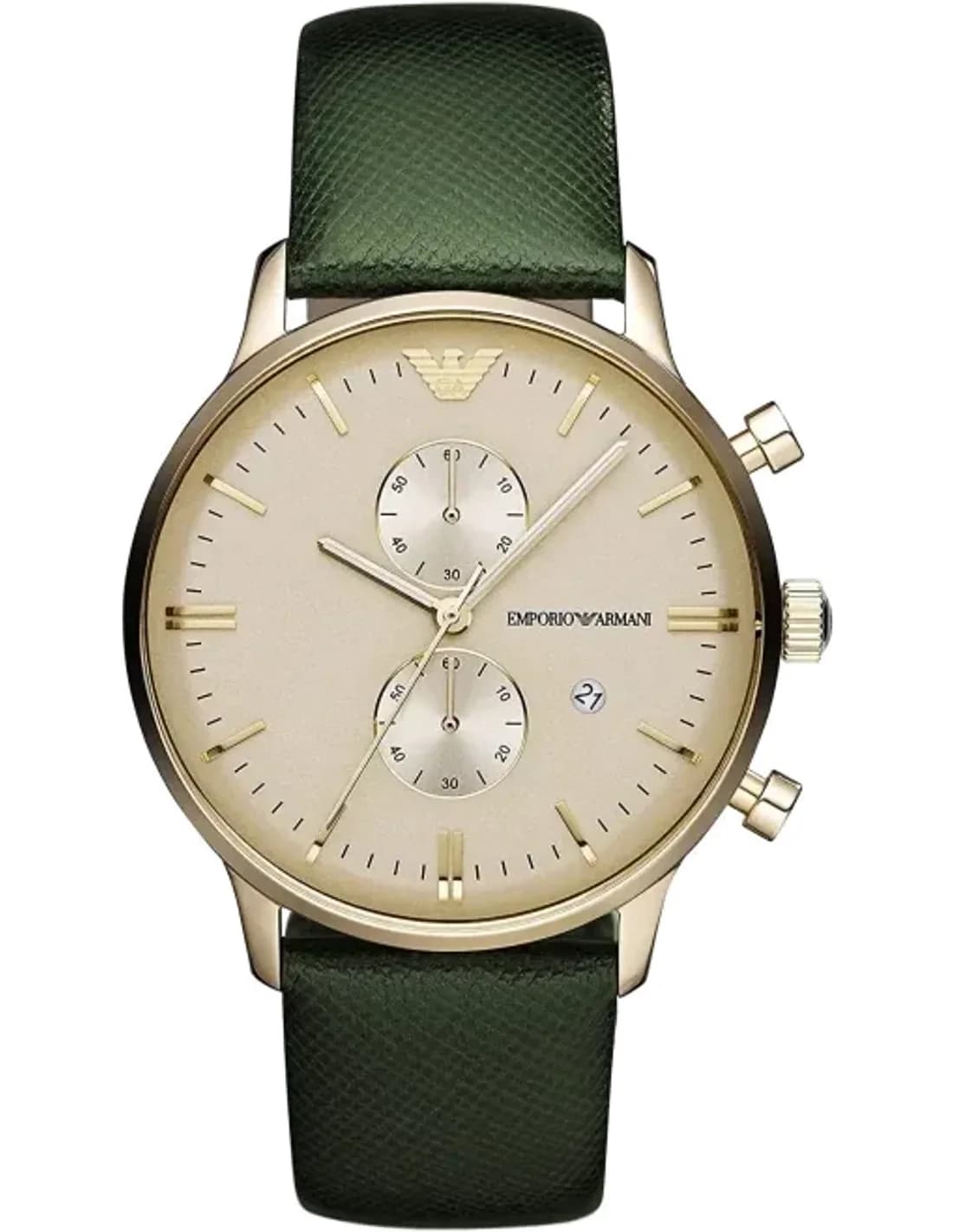 Montre Homme Armani Classic AR1722 Cuir Vert