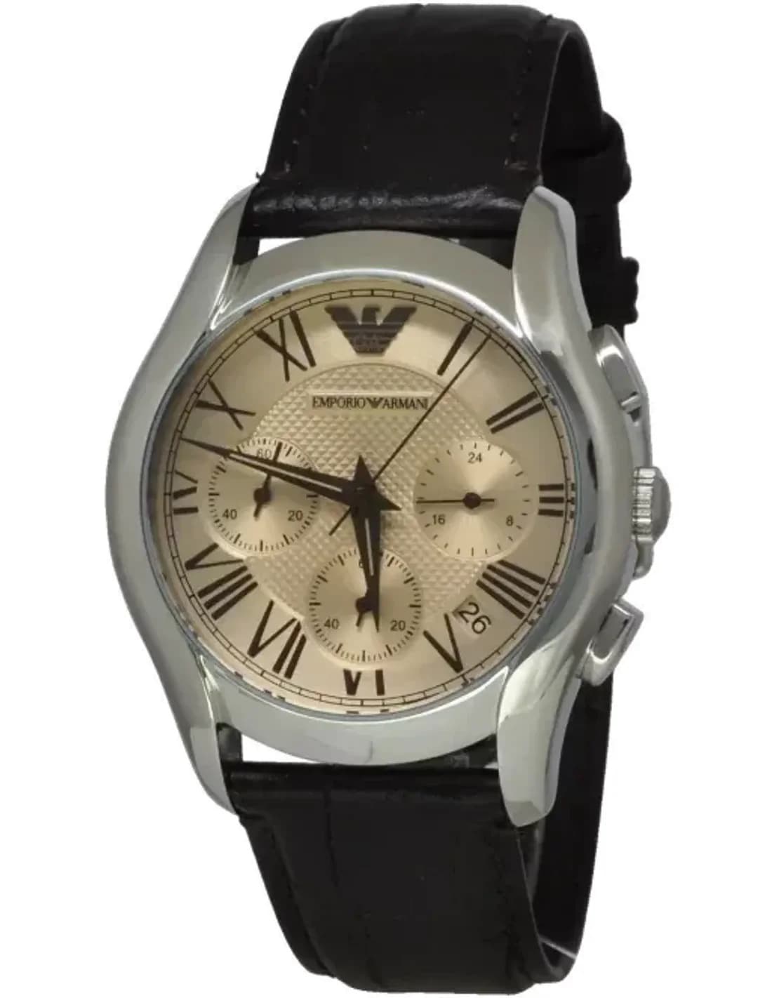 Montre Femme Emporio Armani Classic AR1790 Bracelet croco en cuir brun