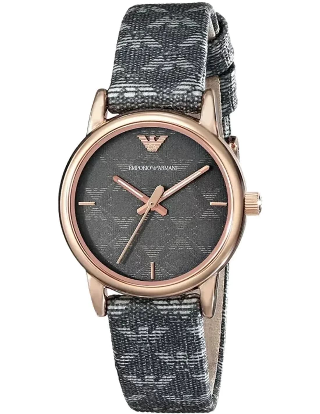 Montre Femme Emporio Armani Classic AR1837 Bracelet gris motifs aigles