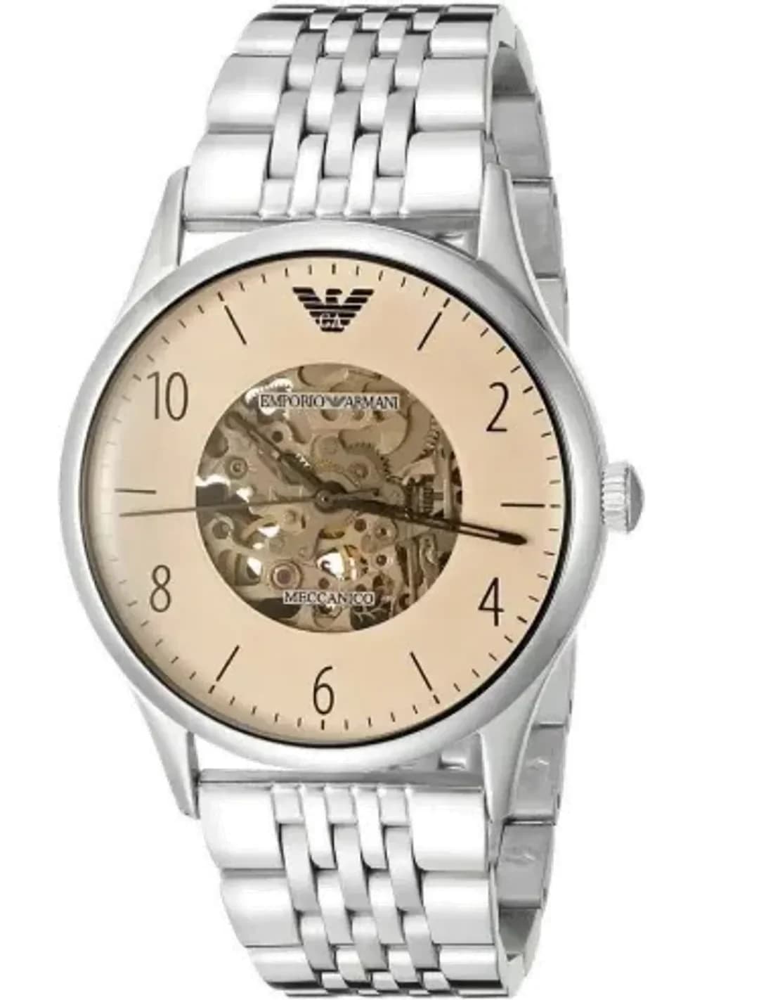 Montre Homme Emporio Armani Meccanico AR1922 Argent