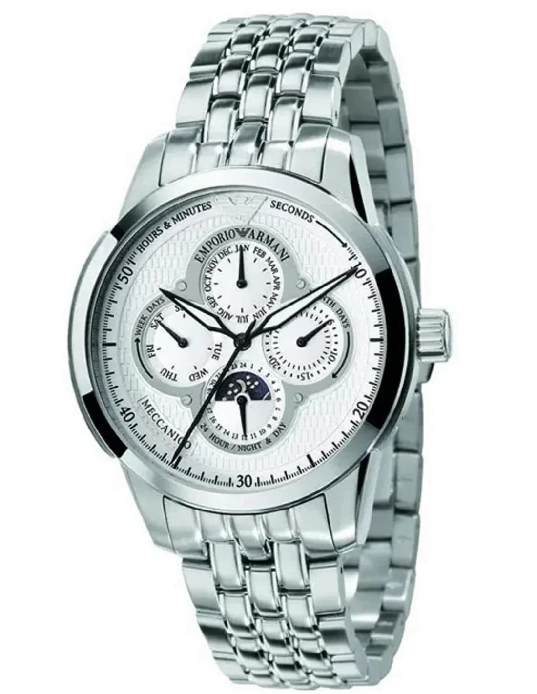 Montre Homme Armani Meccanico AR4620 Argent