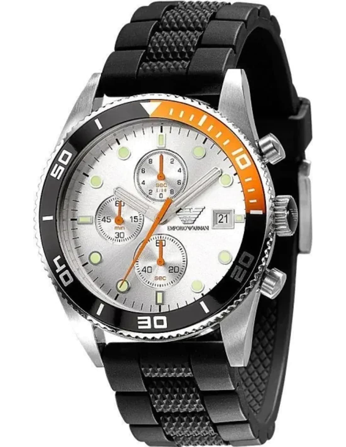 Montre Homme Emporio Armani AR5856 Acier et Silicone