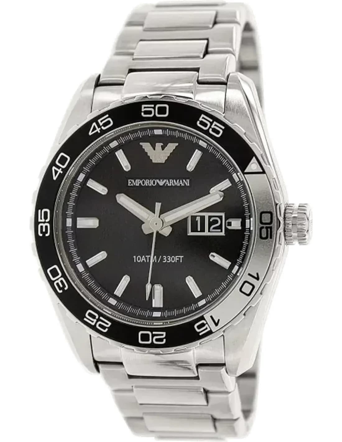 Montre Homme Emporio Armani Sportivo AR6047 Bracelet en acier inoxydable