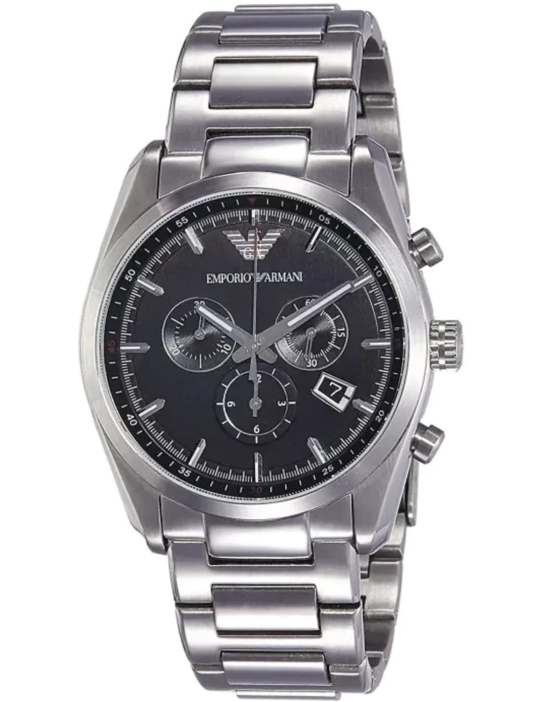Montre Homme Emporio Armani Sportivo AR6050 bracelet en acier inoxydable