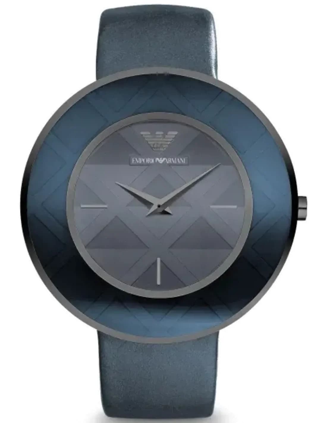 Montre Femme Emporio Armani Donna AR7351 Grand boîtier bleu en acier