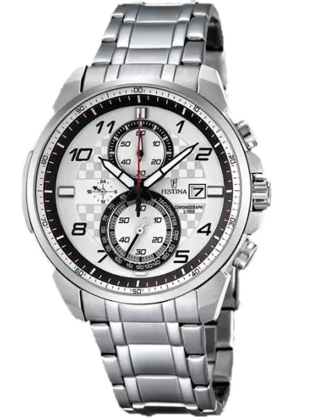 Montre Festina F6842/2 Sport en Acier Argenté