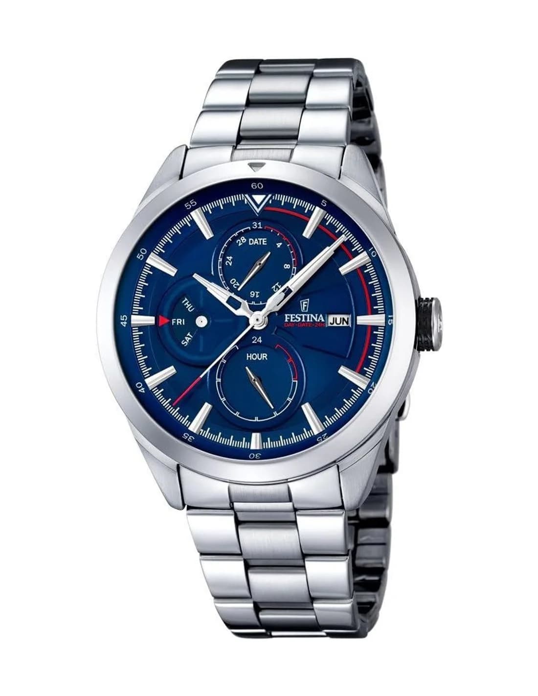 Montre Festina F16828/2 Argentée en Acier Inoxydable