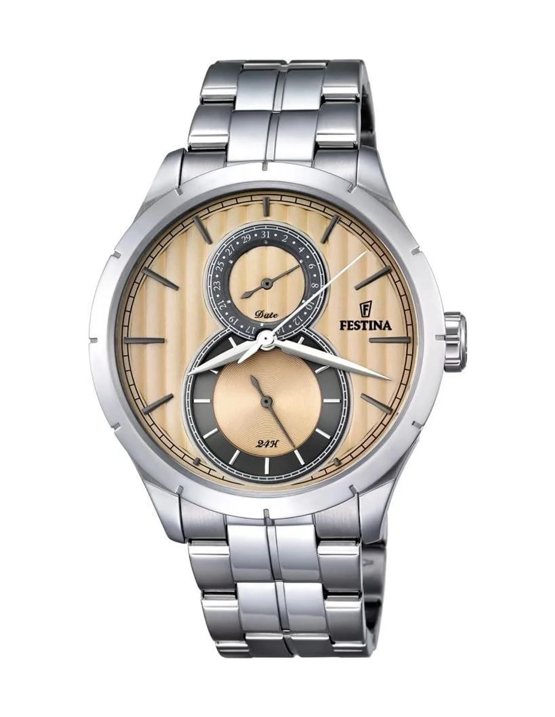 Montre Homme Festina F16891/4 Argentée en Acier Inoxydable