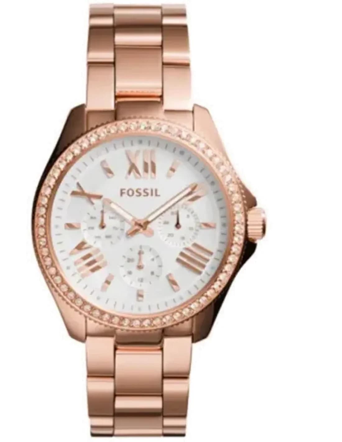 Montre Femme Fossil Cecile AM4630 Or Rose