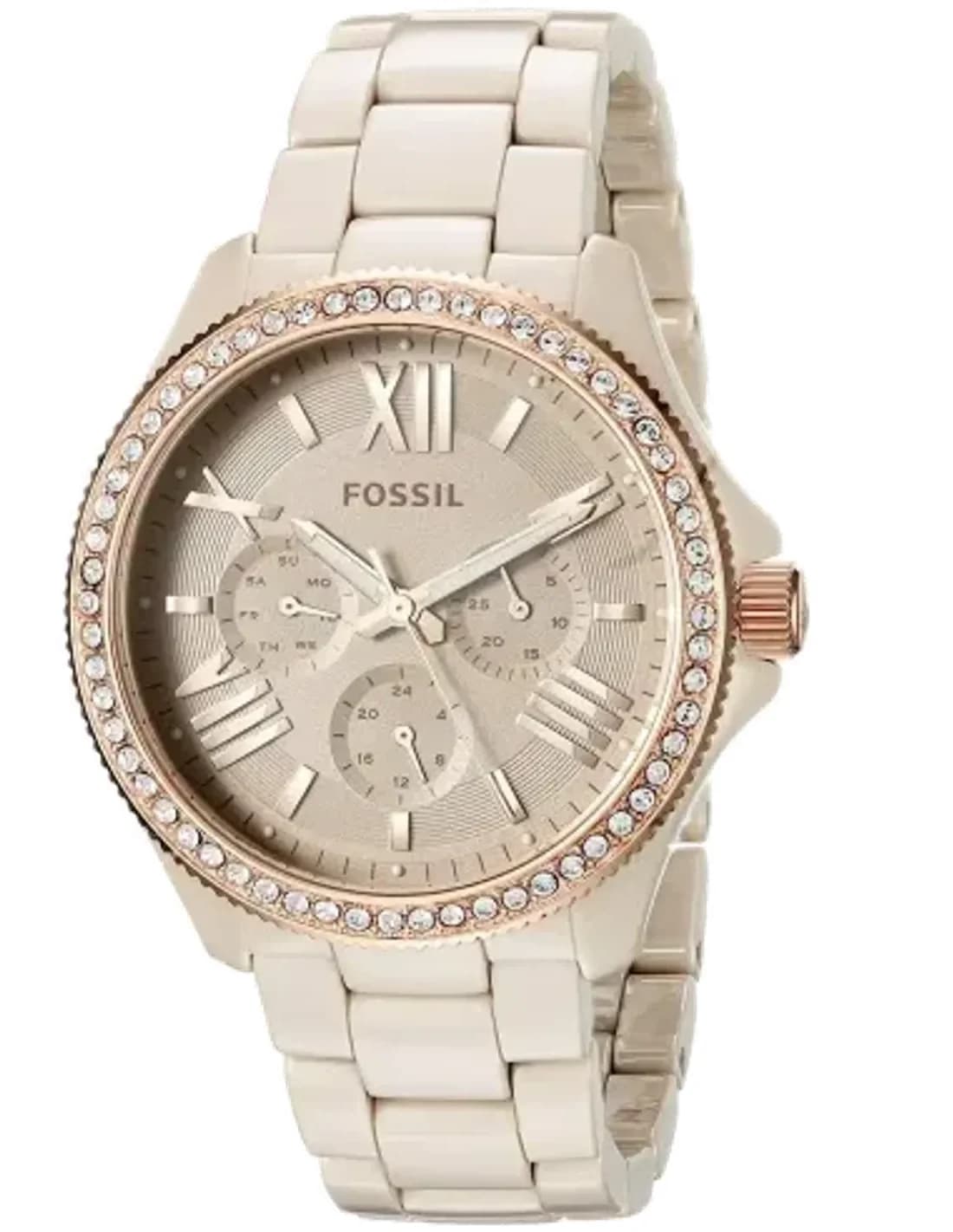 Montre Femme Fossil Cecile CE1092 Blanc