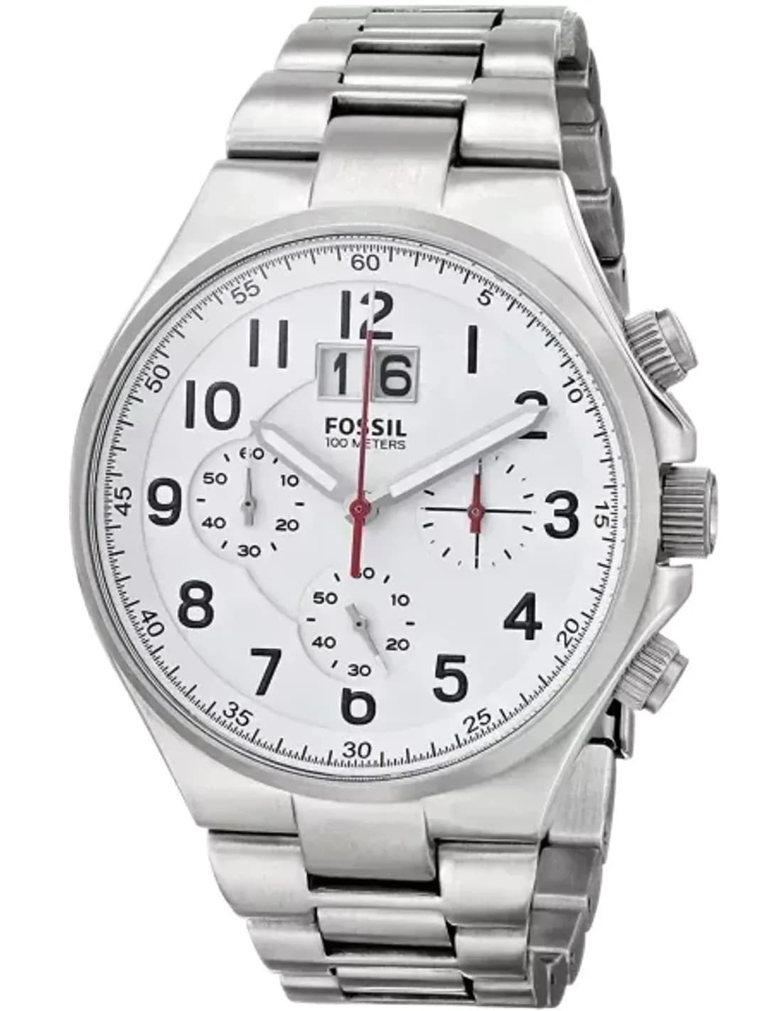 Montre Homme Fossil Qualifier CH2903 Bracelet et boîtier en acier inoxydable