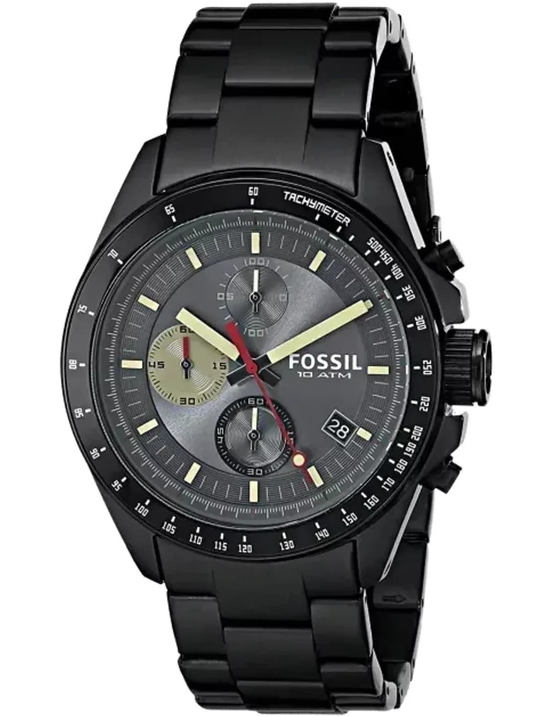 Montre Homme Fossil Decker CH2942 Bracelet en acier inoxydable noir